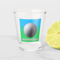 Golf Ball Sandbagger shot glass