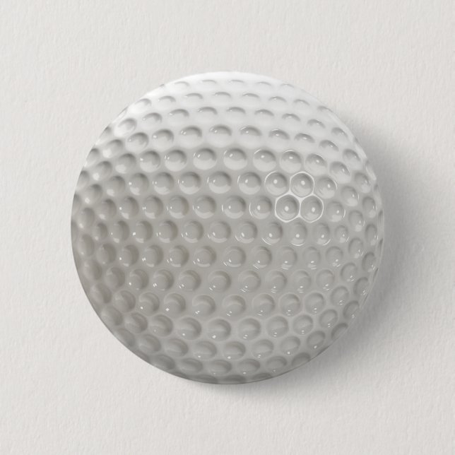 Golf Ball Sport 2 Inch Round Button (Front)
