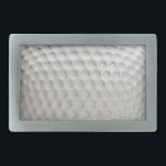 Golf Ball Sport Rectangular Belt Buckle<br><div class="desc">Simple photo of a golf ball</div>