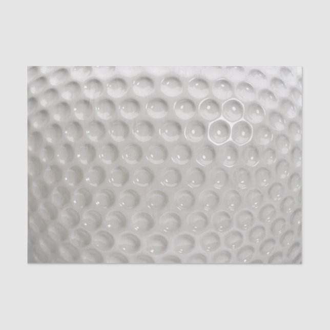 Golf Ball Sport Tissue Paper (Front)