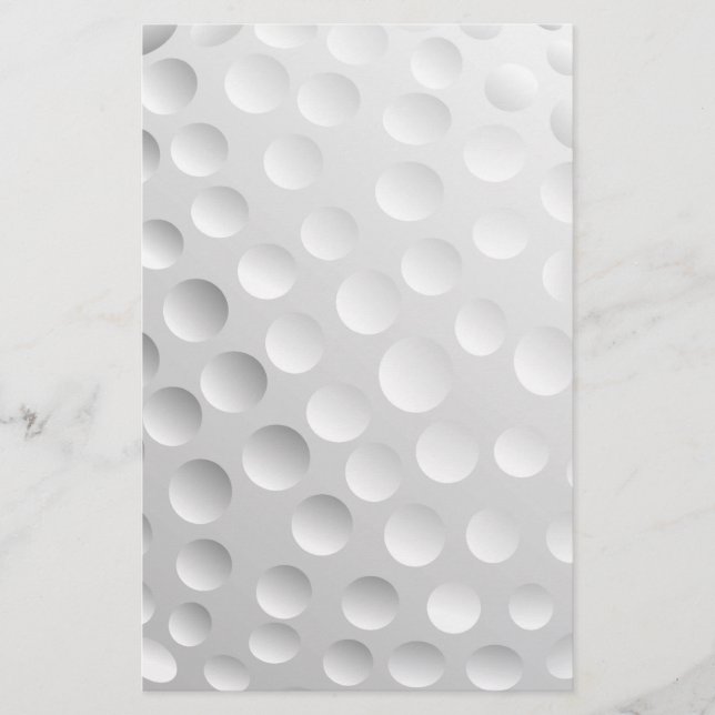 Golf Ball Stationery (Front)