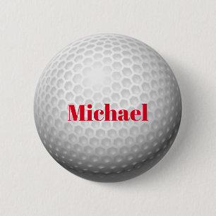 Golf Ball Template Button