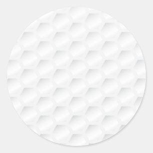 Golf ball texture classic round sticker