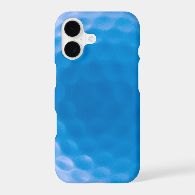 Golf Ball Texture Dimples Arctic Blue (Back)