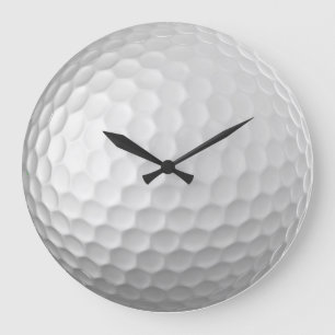 Golf Ball Texture Large Clock