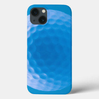Golf Ball Texture Look Dimples Arctic Blue iPhone 13 Case