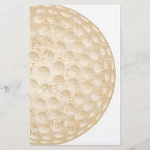 golf ball vintage stationery