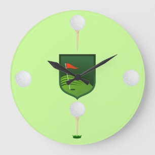 Golf ball wall clock