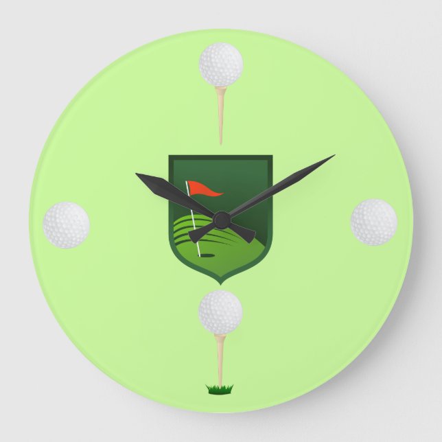 Golf ball wall clock (Front)