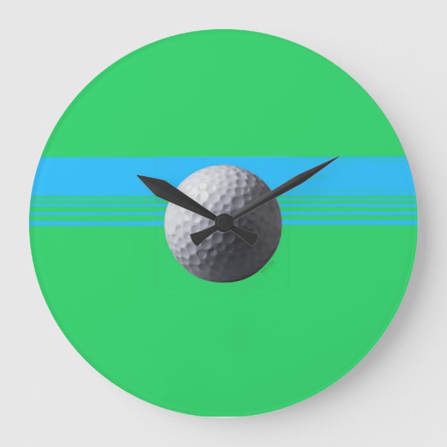 Golf Ball wall clock (Front)