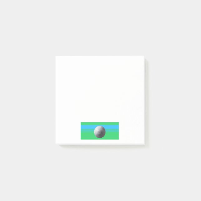 Golf Ball white note pads (Front)