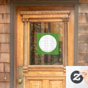 Golf Ball Window Cling