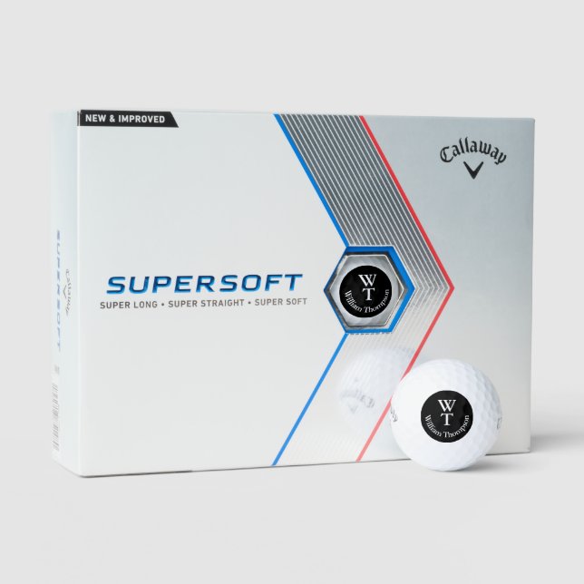 Golf Ball with Name and Capital Letters (Packaging)