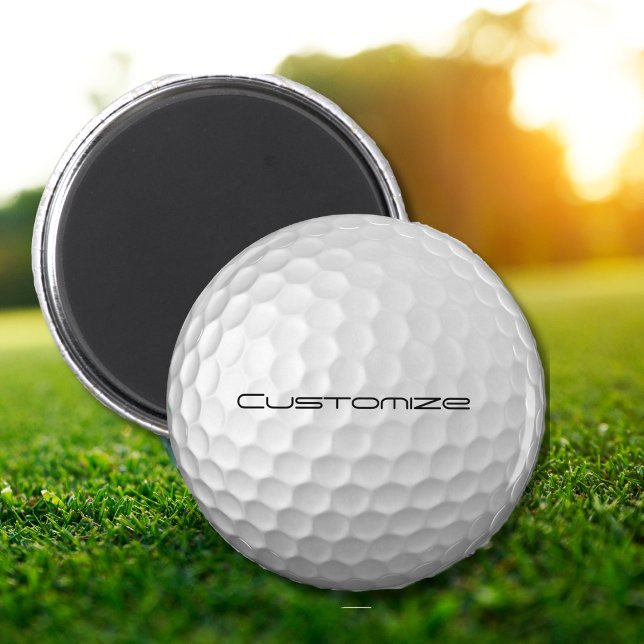 Golf Ball with Personalized Name Magnet (Creator Uploaded)