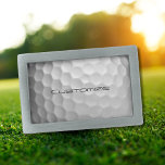 Golf Ball with Personalized Text Belt Buckle<br><div class="desc">Unique design for the casual golfer to the professional at Heart. Classy and unique,  this will surely impress your golfing buddies at the next tournament or gathering. Customize this Golf Ball with Text of your choosing.</div>