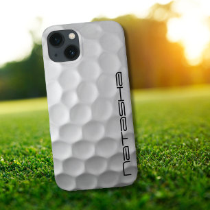 Golf Ball with Personalized Text iPhone 13 Case