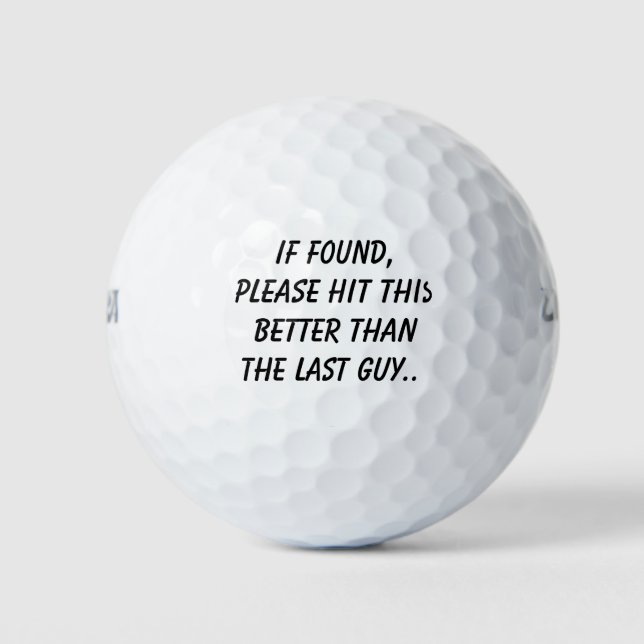 Golf balle golfer cadeau pères papa mari (Devant)