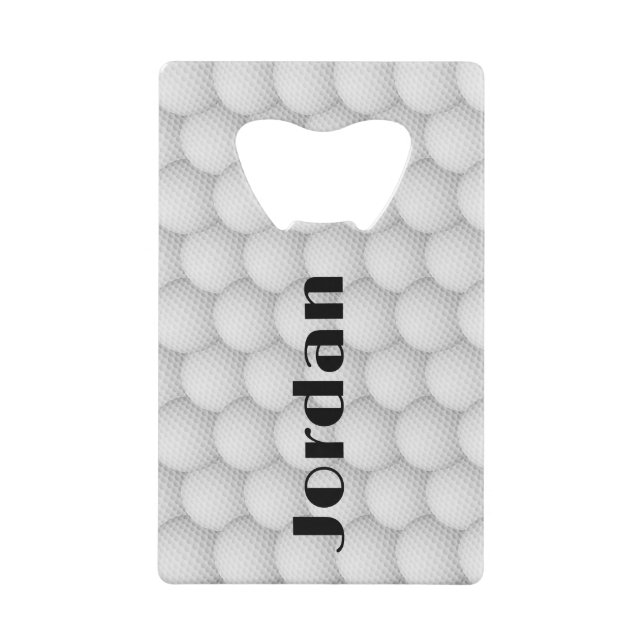 Golf Balls Abstract Design Bottle Opener (Devant)