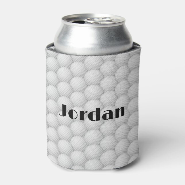 Golf Balls Abstract Design Can Cooler (Can Front)
