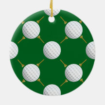 Golf balls and Tees on Green
