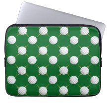 Golf balls and Tees on Green