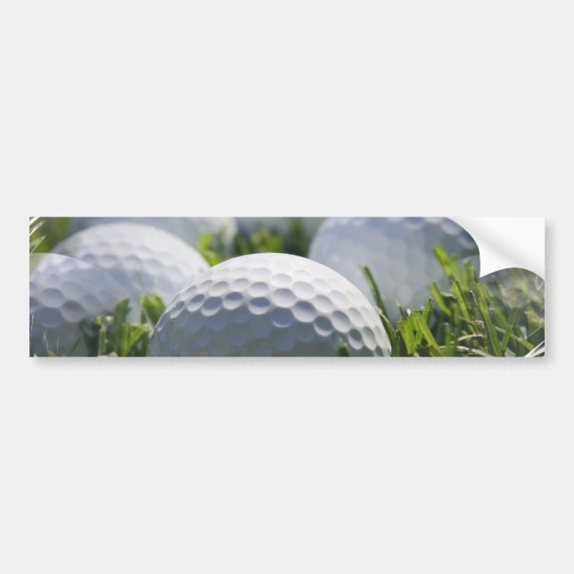 Golf Balls Bumper Sticker (Front)