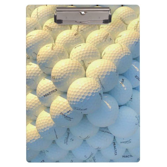 Golf Balls Clipboard (Front)