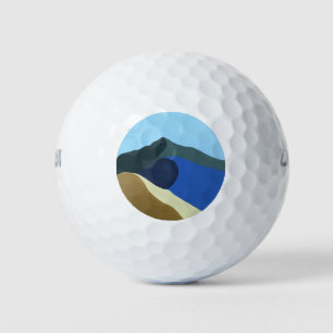 Golf Balls Colours of Mt Tamalpais Painting Design