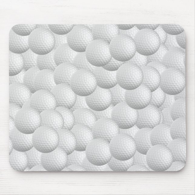 Golf Balls custom mousepad (Front)