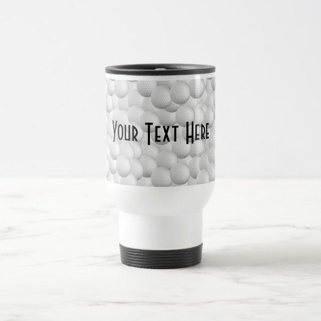 Golf Balls custom mugs (Center)