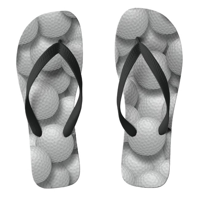 Golf Balls Flip Flops (Footbed)