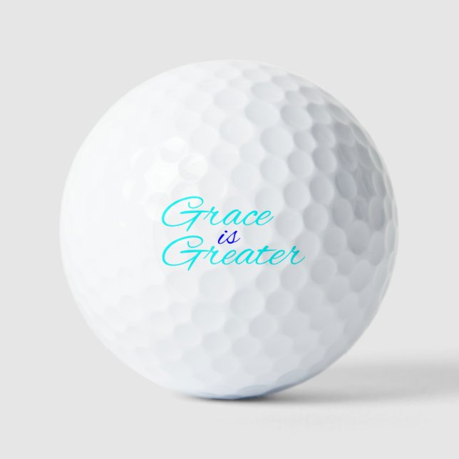 Golf Balls - Grace is Greater (Front)