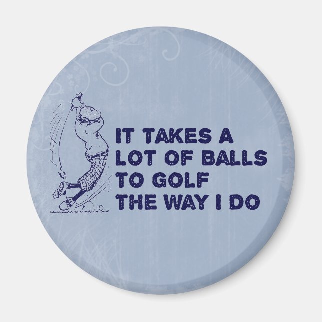 Golf Balls Magnet (Front)