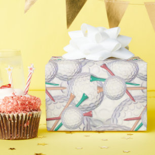 Golf Balls Multiplied All Occasion Gift Wrap