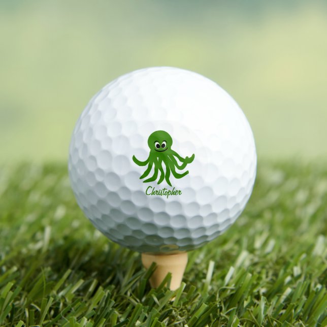 Golf Balls Octopus Design (Insitu Tee)