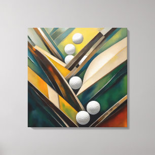 Golf Balls Painting - Canvas Art Print