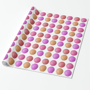 GOLF BALLS PATTERN FOR WOMEN, PINK GOLF BALL PAPER