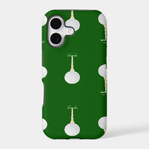 Golf balls pattern on green