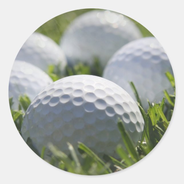 Golf Balls Sticker (Front)