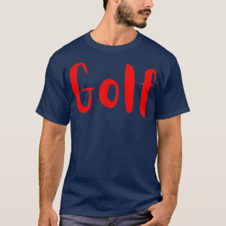 Golf Baseball Cap Golf Golfer 2 T-Shirt