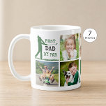 Golf BEST DAD BY PAR 7 Photo Collage Coffee Mug<br><div class="desc">Create a unique photo collage mug for the golf lover Dad utilizing this easy-to-upload photo collage template with 7 pictures and the funny golf saying title BEST DAD BY PAR in green and black. Makes a memorable, meaningful father gift for his birthday, Father's Day or a holiday. ASSISTANCE: For help...</div>