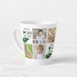 Golf BEST DAD BY PAR 7 Photo Collage Latte Mug<br><div class="desc">Golf BEST DAD BY PAR 7 Photo Collage Latte Mug. Create a unique photo collage latte mug for the golfer Dad utilizing this easy-to-upload photo collage template with 7 pictures and the funny golf saying title BEST DAD BY PAR in green and black. Makes a memorable, meaningful father gift for...</div>