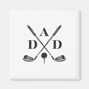 Golf Best Dad By Par Daddy Golfer Father's Day Gol Magnet