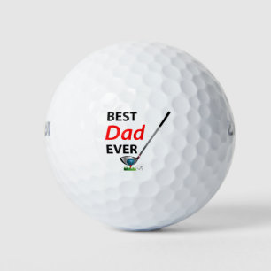 Golf Best Dad Ever Fathers Day Birthday Cool Balls