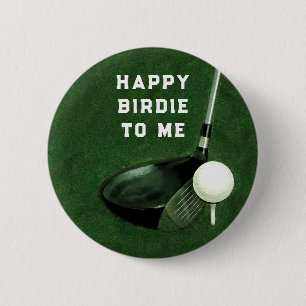 Golf Birdie 2 Inch Round Button