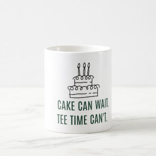 Golf Birthday cake for golfer Coffee Mug