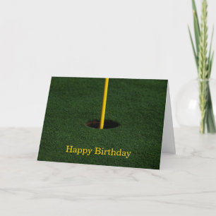 Golf Birthday Card