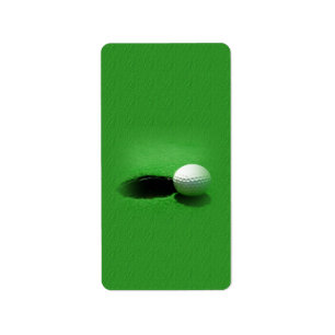 GOLF Birthday Hershey Miniature Candy Wrapper Label