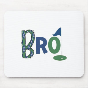 Golf Birthday Kids Golfing Brother Of Birthday Boy Mouse Pad