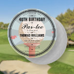 Golf Birthday Partee Party Circular Invitation<br><div class="desc">A stylish golf birthday party invitation can be personalized with your special event information. Designed by Thisisnotme©</div>